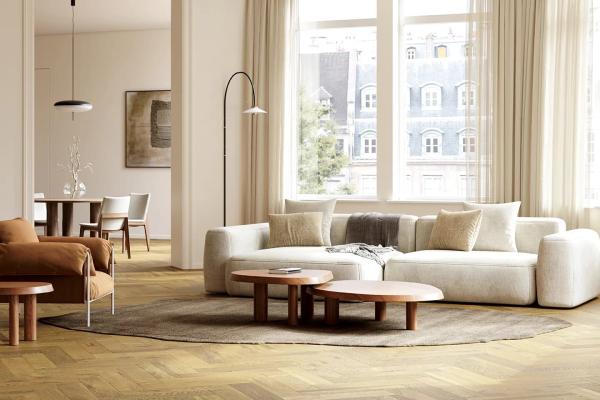 Esco Kolonial Smoked Natural Herringbone