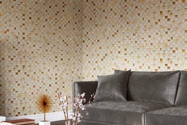 6414 Gilded Grid Ash And Gold